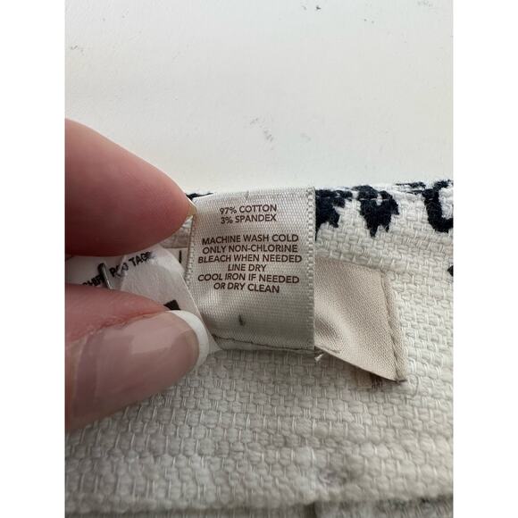 Loft Boot Skirt, Embroidered Paisely Floral Straight Pencil size 6 - Picture 5 of 6